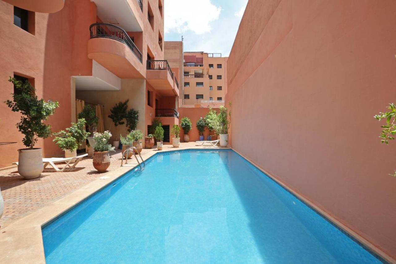 Appartement Moderne En City Center Marrakech-Gueliz Marrakesh Exteriör bild