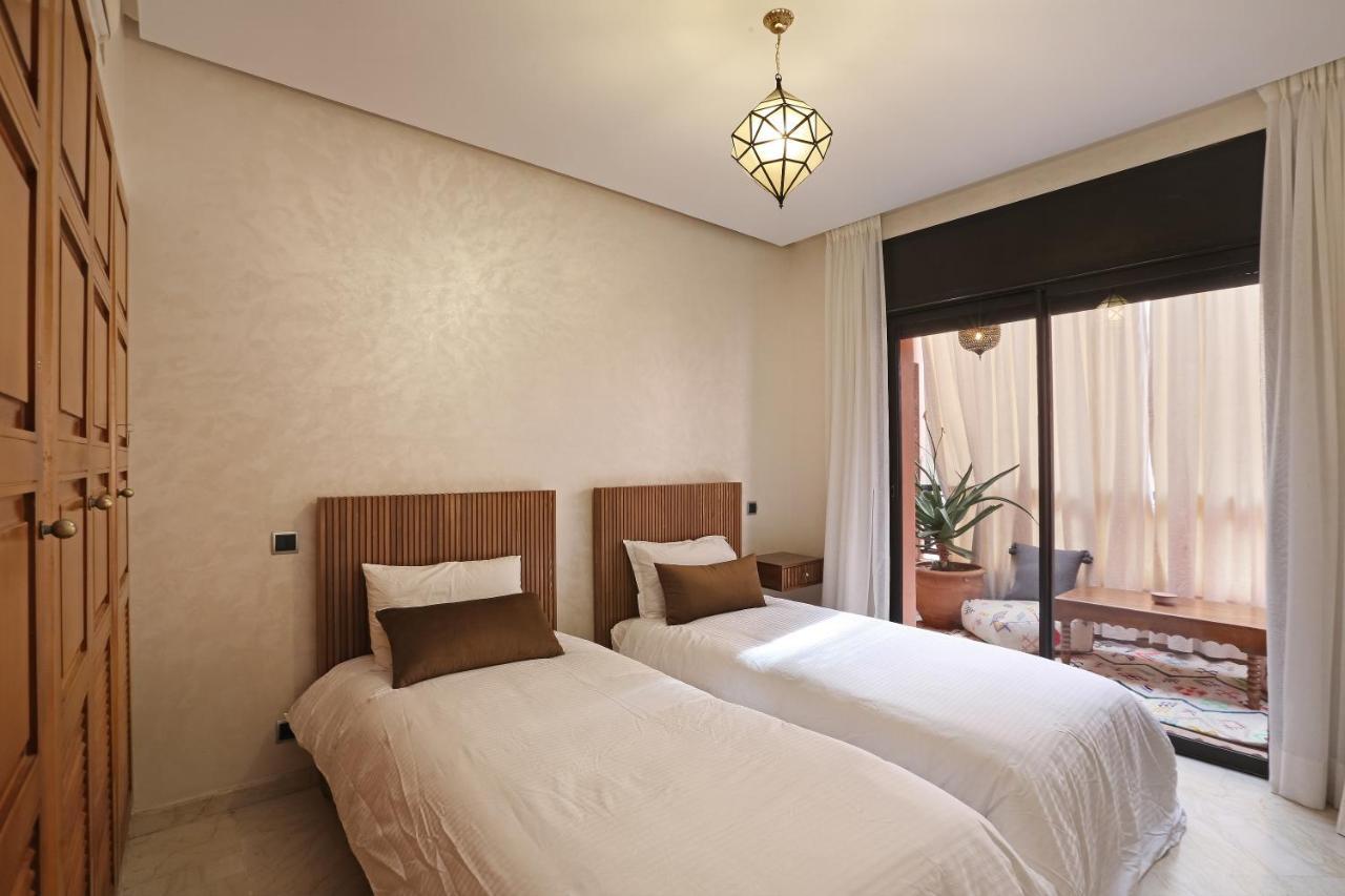 Appartement Moderne En City Center Marrakech-Gueliz Marrakesh Exteriör bild
