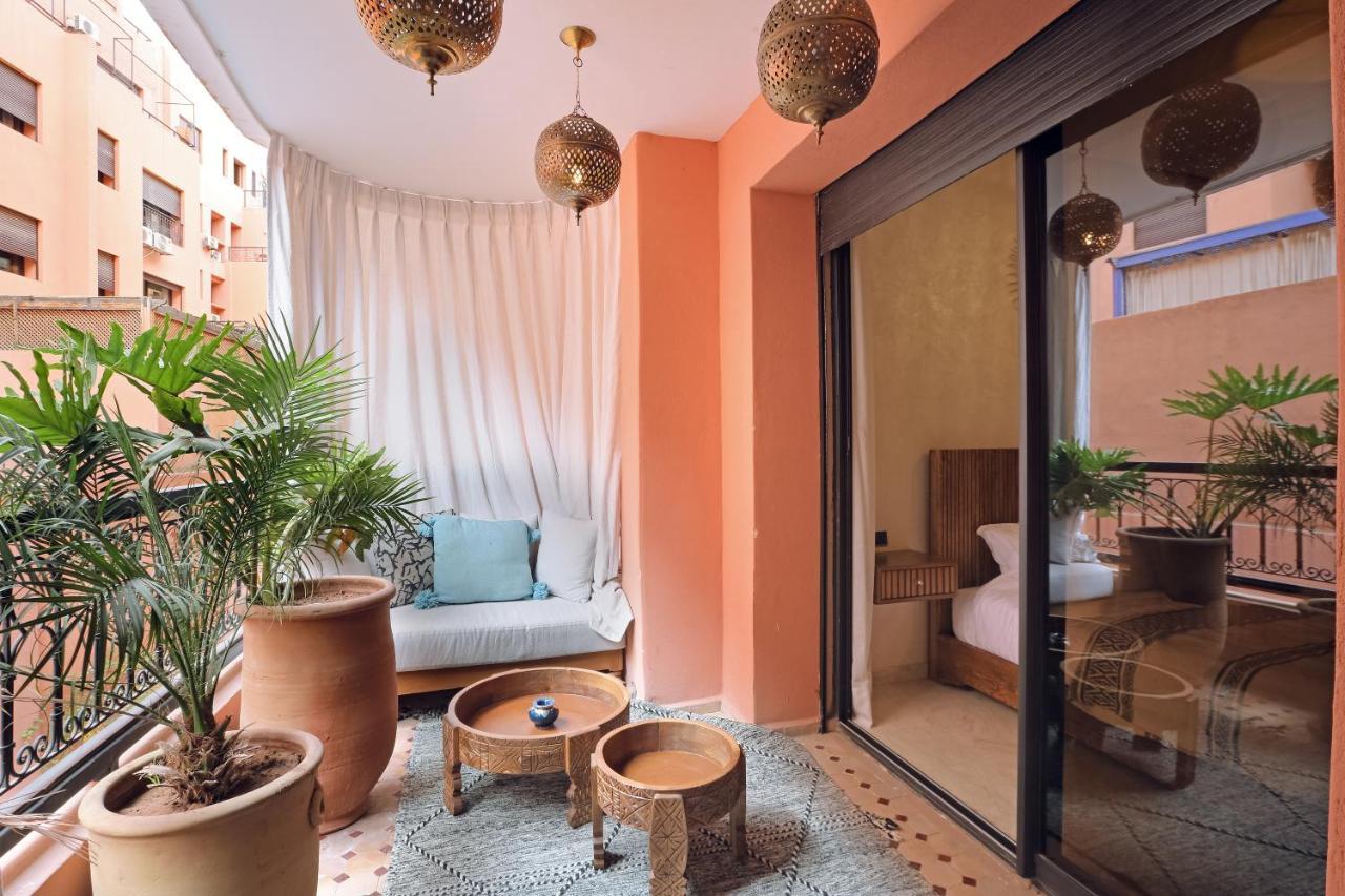 Appartement Moderne En City Center Marrakech-Gueliz Marrakesh Exteriör bild