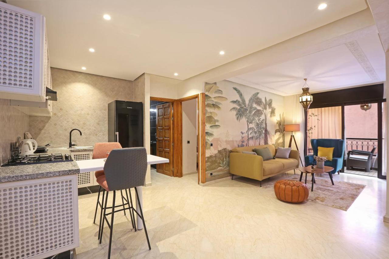 Appartement Moderne En City Center Marrakech-Gueliz Marrakesh Exteriör bild