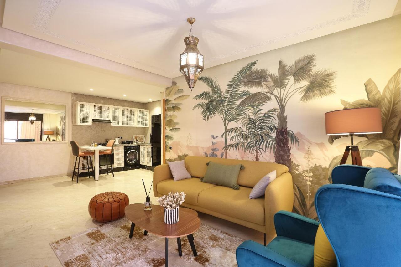 Appartement Moderne En City Center Marrakech-Gueliz Marrakesh Exteriör bild