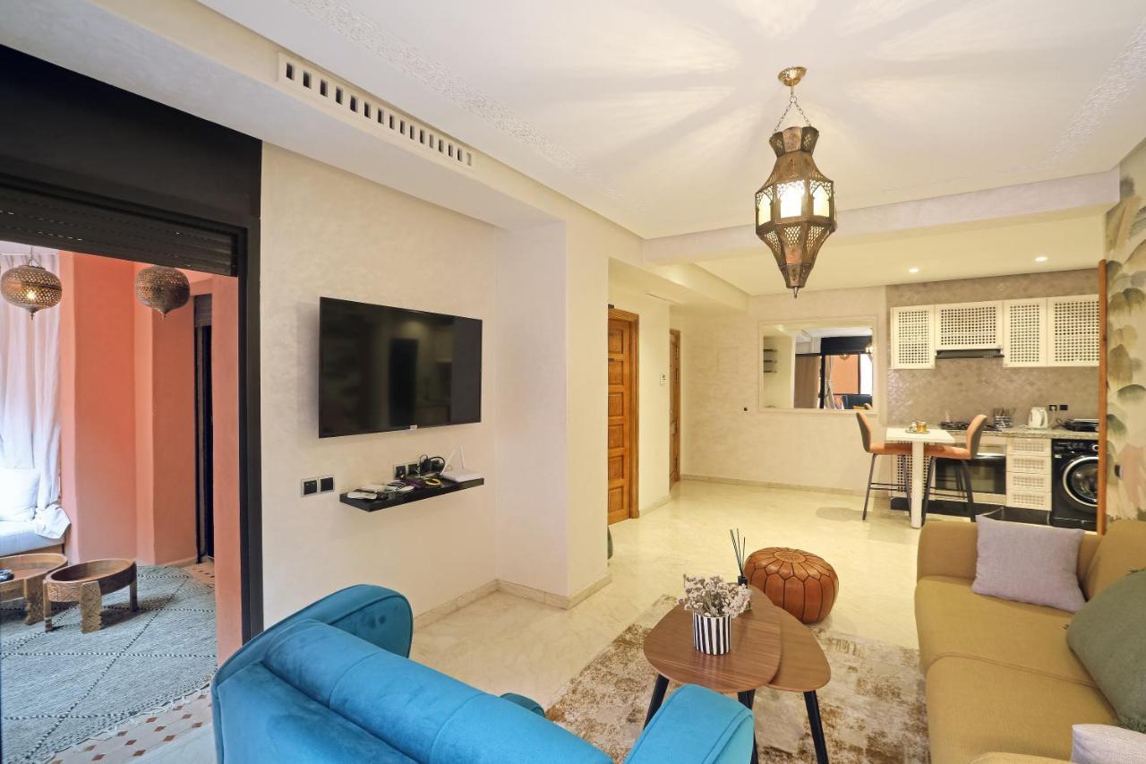 Appartement Moderne En City Center Marrakech-Gueliz Marrakesh Exteriör bild