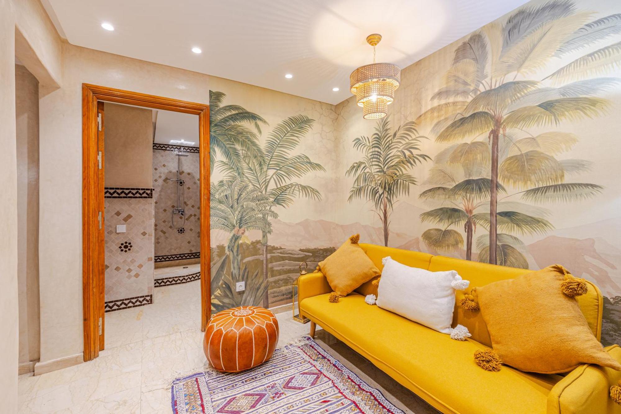 Appartement Moderne En City Center Marrakech-Gueliz Marrakesh Exteriör bild