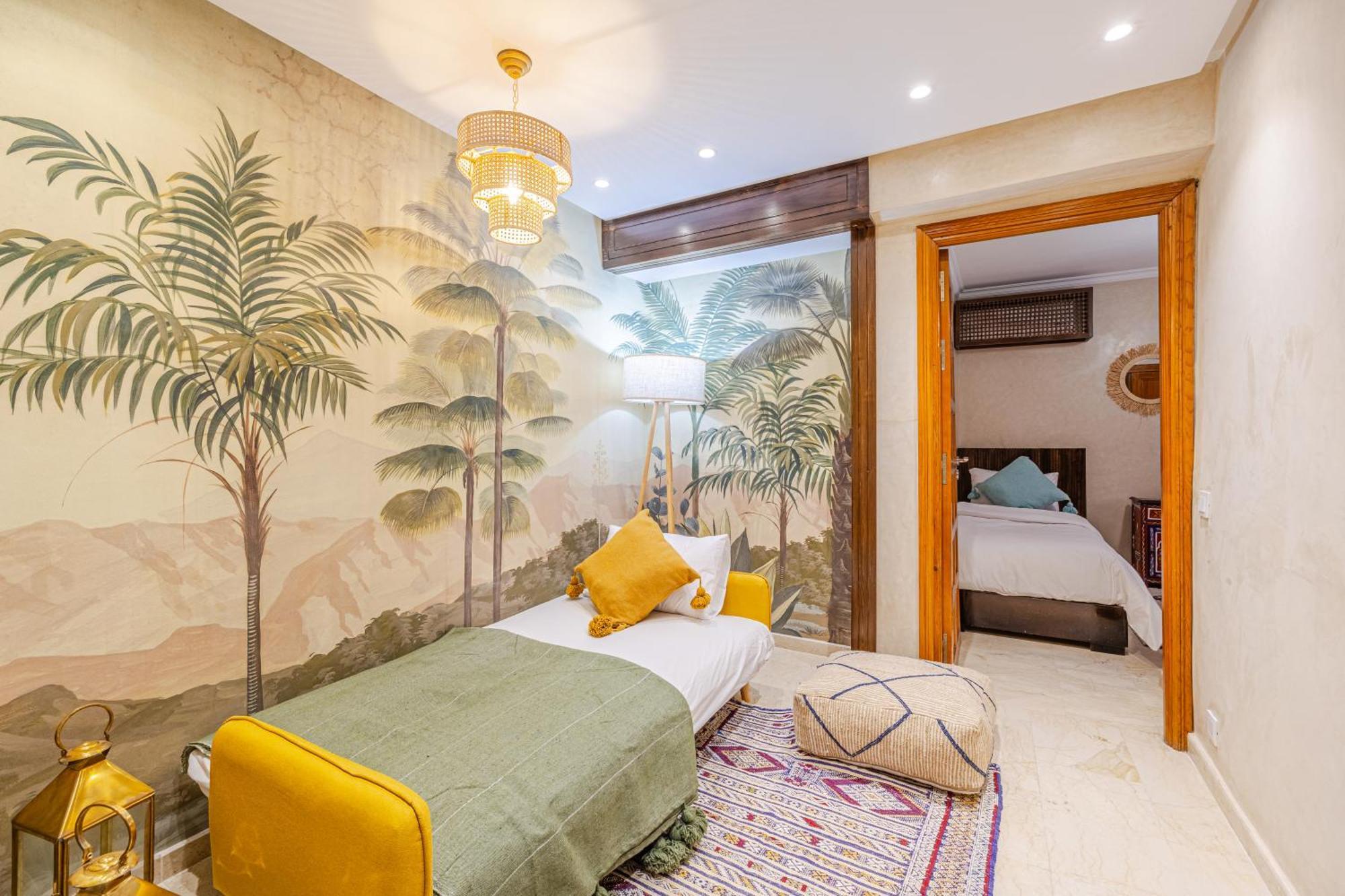 Appartement Moderne En City Center Marrakech-Gueliz Marrakesh Exteriör bild
